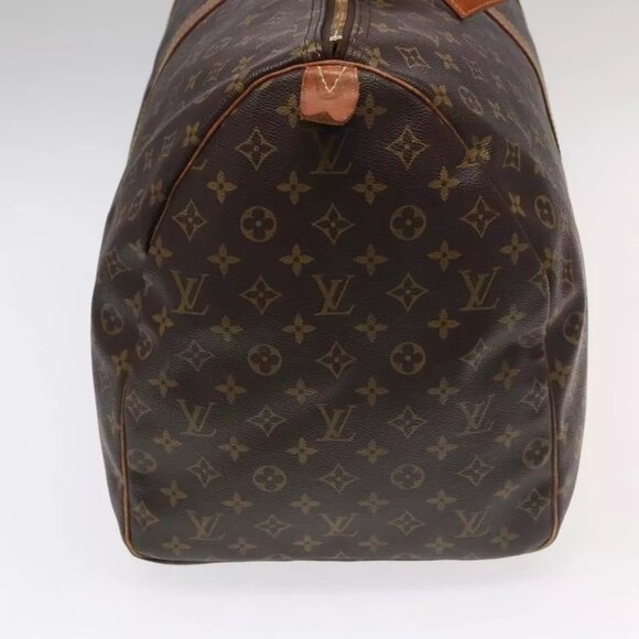 LOUIS VUITTON Monogram Keepall 60 Boston Bag M41422 LV Auth - Picture 11 of 16